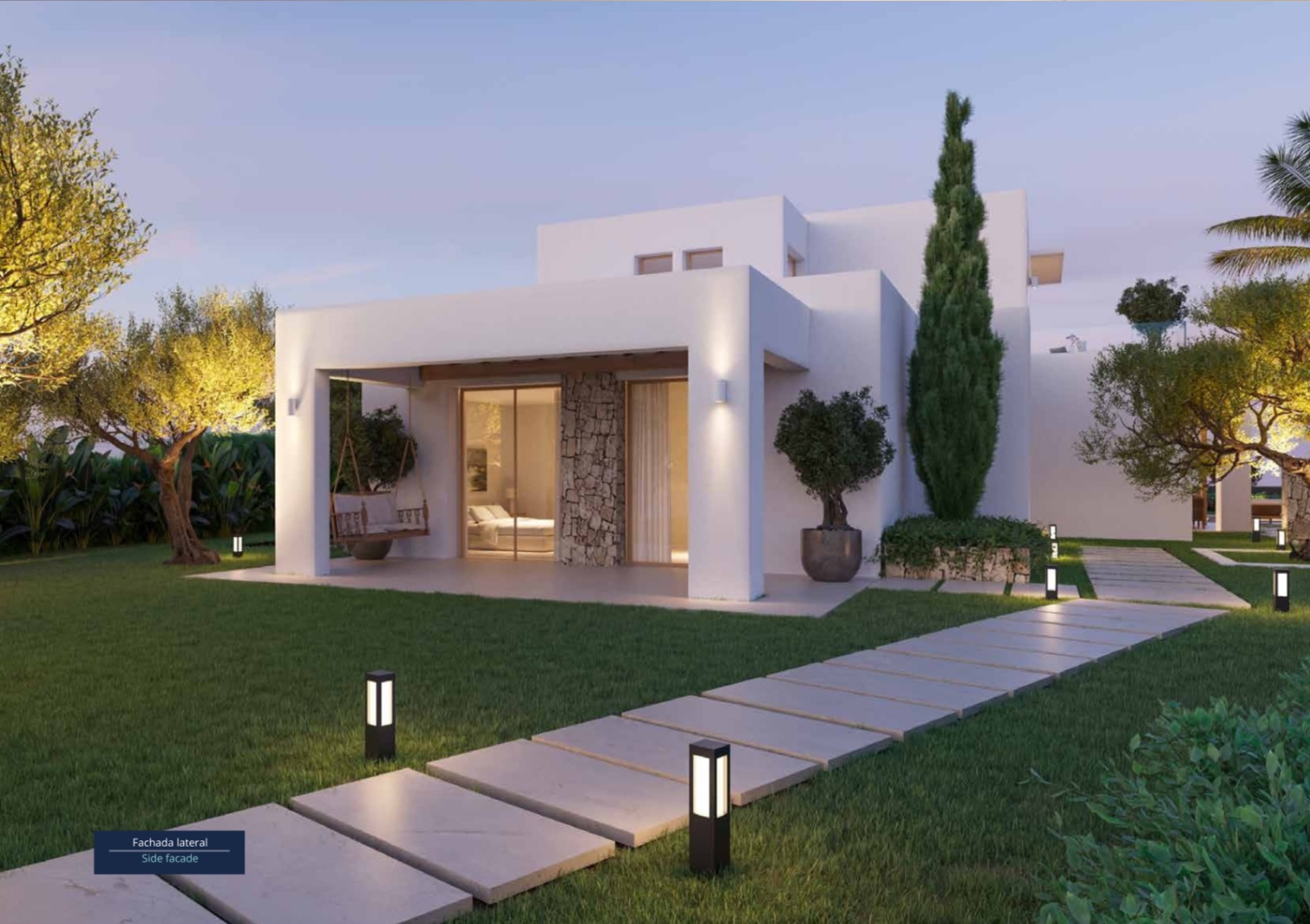 Villa nueva de 5 dormitorios con vistas al mar en venta en Jávea cerca de Arenal
