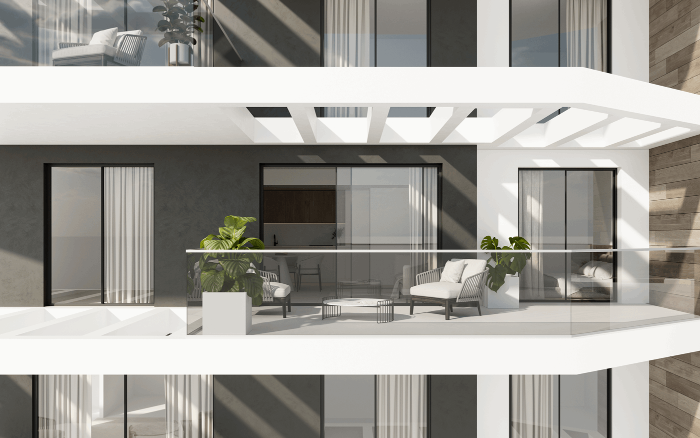Luxe 3 slaapkamer penthouse met zeezicht te koop in Calpe