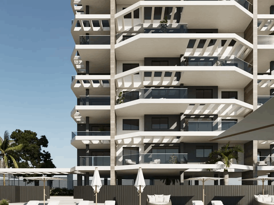 Apartament de luxe de 3 dormitoris amb vista al mar a la venda a Calp
