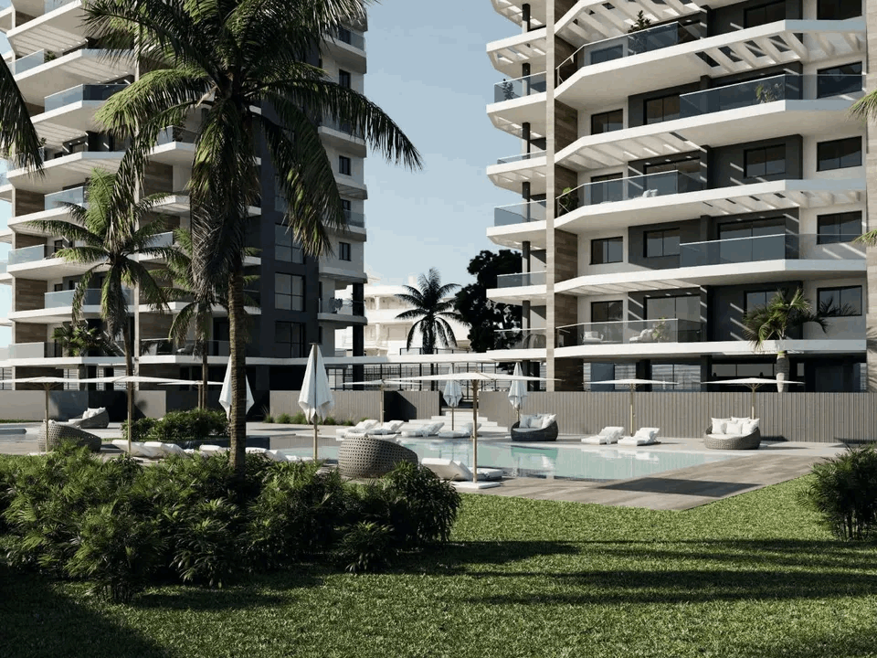 Apartament de luxe de 3 dormitoris amb vista al mar a la venda a Calp