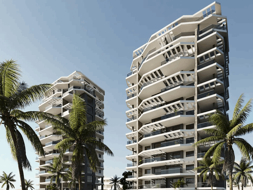 Apartament de luxe de 3 dormitoris amb vista al mar a la venda a Calp