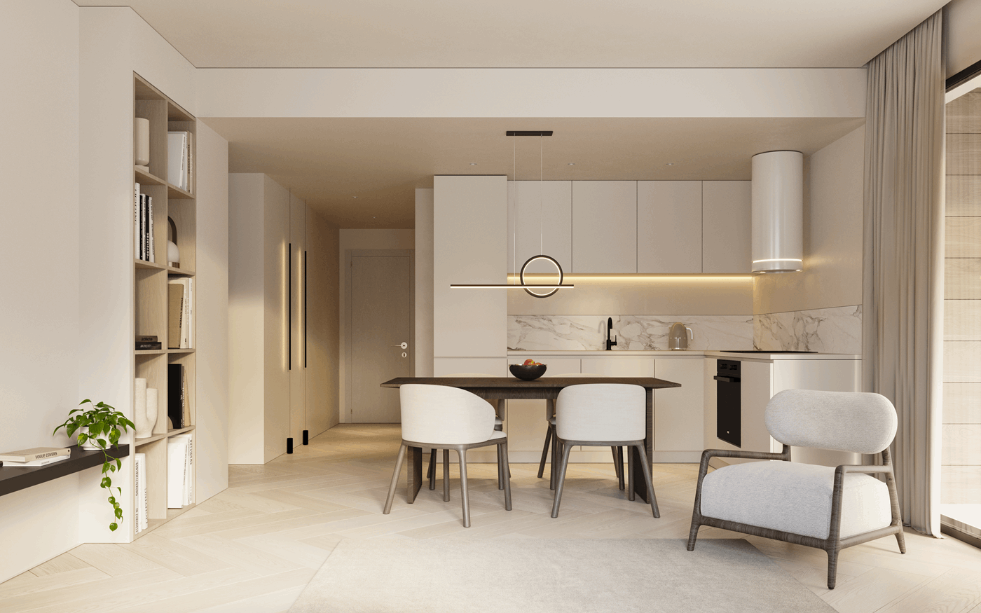 Apartament de luxe de 3 dormitoris amb vista al mar a la venda a Calp
