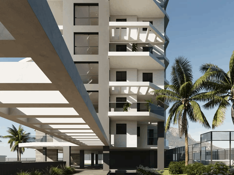 Apartament de luxe de 3 dormitoris amb vista al mar a la venda a Calp