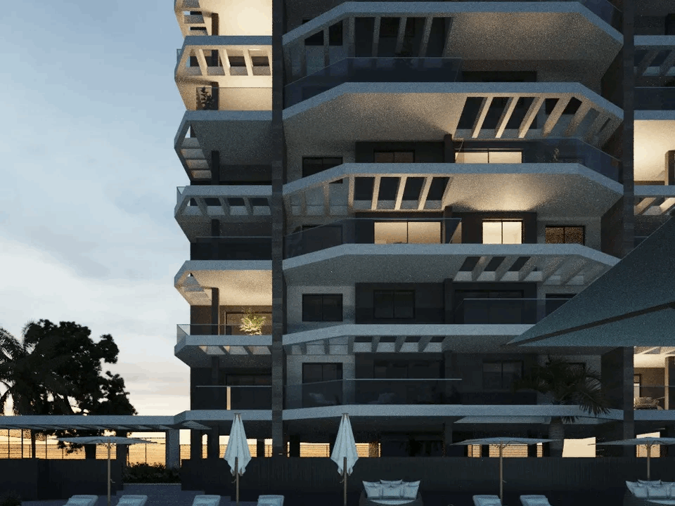 Apartament de luxe de 3 dormitoris amb vista al mar a la venda a Calp