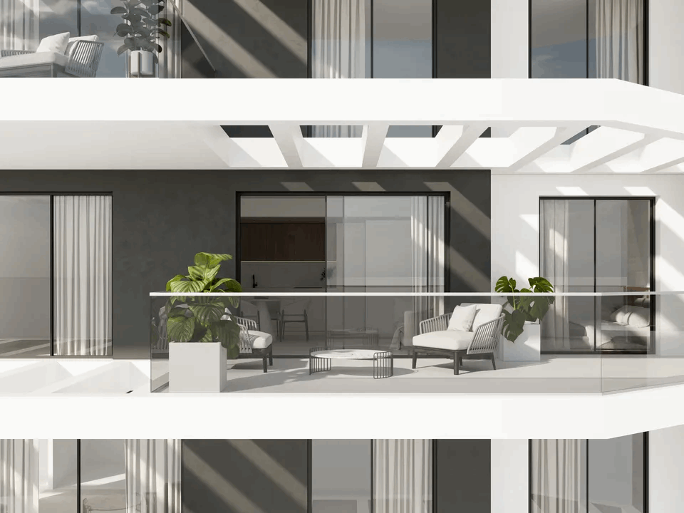 Apartament de luxe de 3 dormitoris amb vista al mar a la venda a Calp