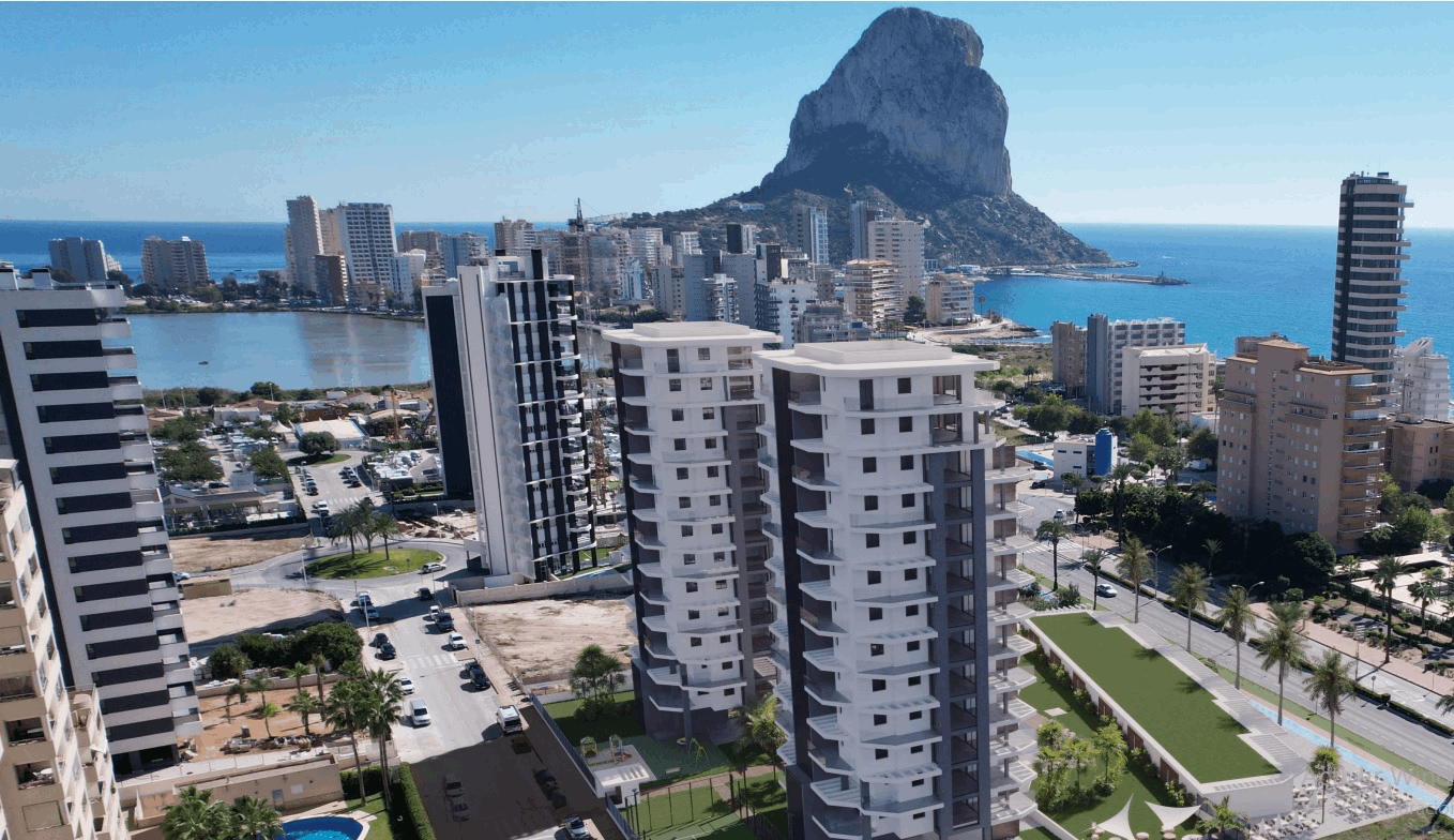 Apartament de luxe de 3 dormitoris amb vista al mar a la venda a Calp